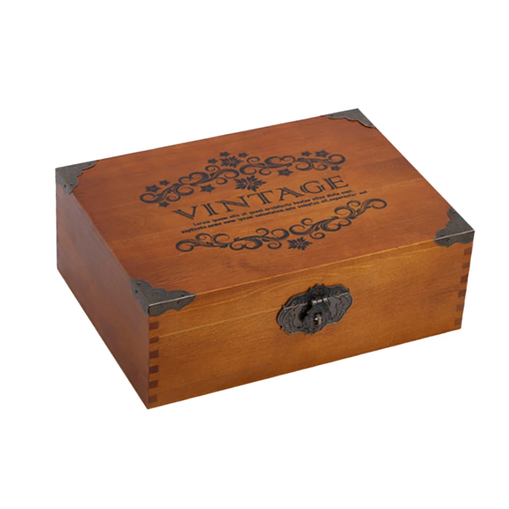 1PC Vintage Practical Creative Wooden Portable Desktop Organizer Storage Box Storage Pouch for Sundries
1PC Vintage Practical Creative Wooden Portable Desktop Organizer Storage Box Storage Pouch for Sundries