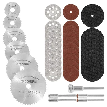 41Pcs Cutting Wheel Set Rotary Cutting Wheels Tool Kit for Dremel Rrotary Tool Accessories for Resin Metal Wood Stone
41Pcs Cutting Wheel Set Rotary Cutting Wheels Tool Kit for Dremel Rrotary Tool Accessories for Resin Metal Wood Stone