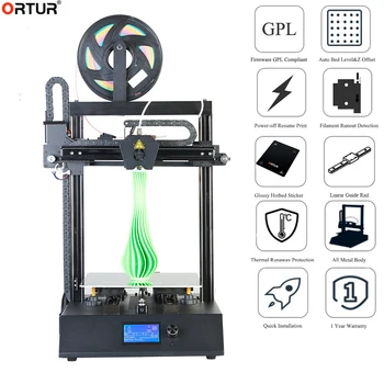 Ortur4 Linear Guide Rail 3D Printer 3D DIY Printer Kit Printing Size 260*310*30 Cheap Machines Box Easy to Assemble Ship from CZ
Ortur4 Linear Guide Rail 3D Printer 3D DIY Printer Kit Printing Size 260*310*30 Cheap Machines Box Easy to Assemble Ship from CZ