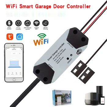 Smart Remote Timing WiFi Garage Door Opener Controller Work with Alexa,Google Home Echo Smart Life/Tuya APP Control
Smart Remote Timing WiFi Garage Door Opener Controller Work with Alexa,Google Home Echo Smart Life/Tuya APP Control