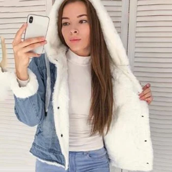 Winter Warm Jacket Women 2020 New Loose Hooded Woolen Womens Jackets and Coats Casual Ladies Tops Chaqueta Mujer CDR2335
Winter Warm Jacket Women 2020 New Loose Hooded Woolen Womens Jackets and Coats Casual Ladies Tops Chaqueta Mujer CDR2335