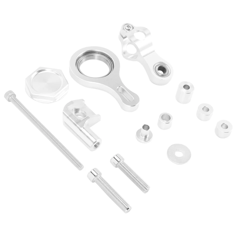 Cnc Aluminum Adjustable Motorcycles Steering Stabilizer Damper Bracket Mount Kit For Yamaha Yzf R6 2006-2017/ R1 2009-2012 Silve 
Cnc Aluminum Adjustable Motorcycles Steering Stabilizer Damper Bracket Mount Kit For Yamaha Yzf R6 2006-2017/ R1 2009-2012 Silve