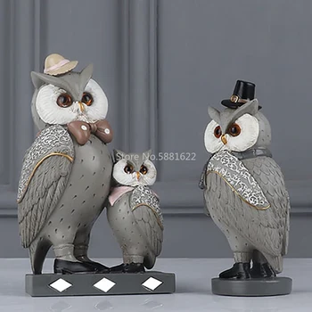 3pcs Nordic Art Resin Owl Interior Decoration Decoration Home Cafe Shop Window TV Cabinet Desktop Animal Statue Small Decoration
3pcs Nordic Art Resin Owl Interior Decoration Decoration Home Cafe Shop Window TV Cabinet Desktop Animal Statue Small Decoration