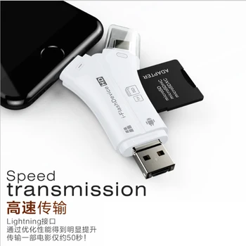 Compatible For Lighting/Type-c/SD/TF/USB Interface All-in-one Converter Computer Mobile Phone multi-Function Card Reader Adapter
Compatible For Lighting/Type-c/SD/TF/USB Interface All-in-one Converter Computer Mobile Phone multi-Function Card Reader Adapter