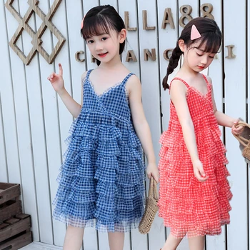 2020 New Summer Ruffles Kids Dresses For Girls Mesh Patchwork Teen Girl Dress Party Eveing Ball Gown Baby Dress Children Clothes
2020 New Summer Ruffles Kids Dresses For Girls Mesh Patchwork Teen Girl Dress Party Eveing Ball Gown Baby Dress Children Clothes
