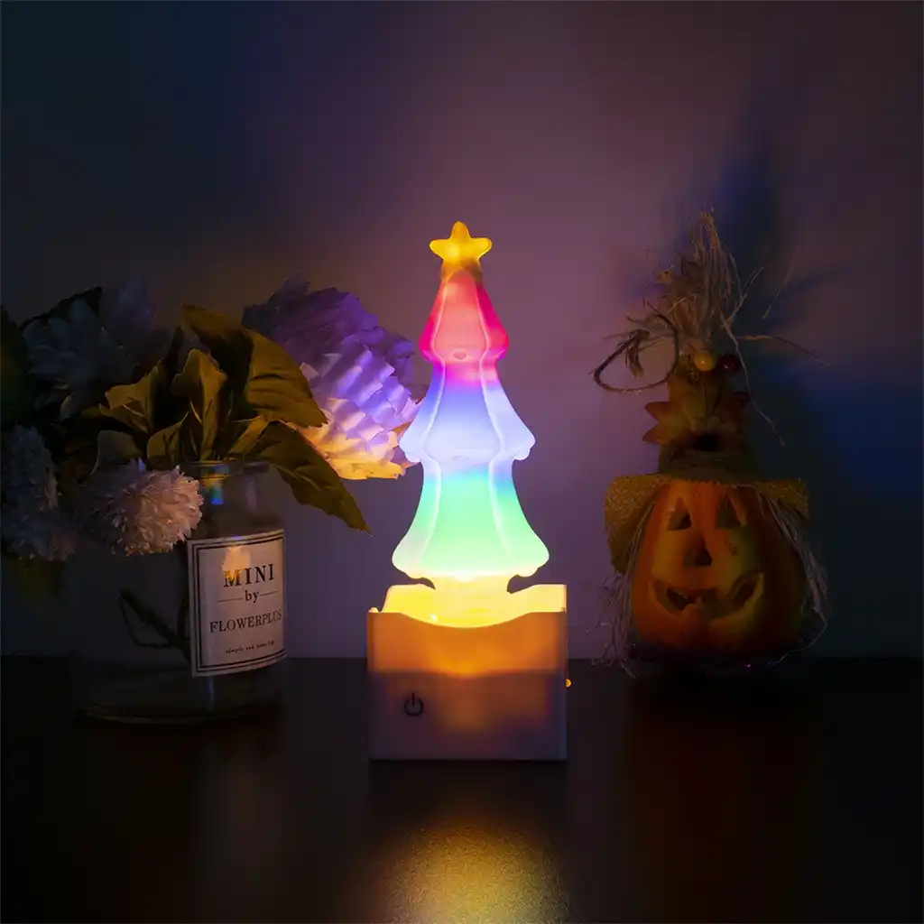 led christmas tree christmas decorations for home salt lights