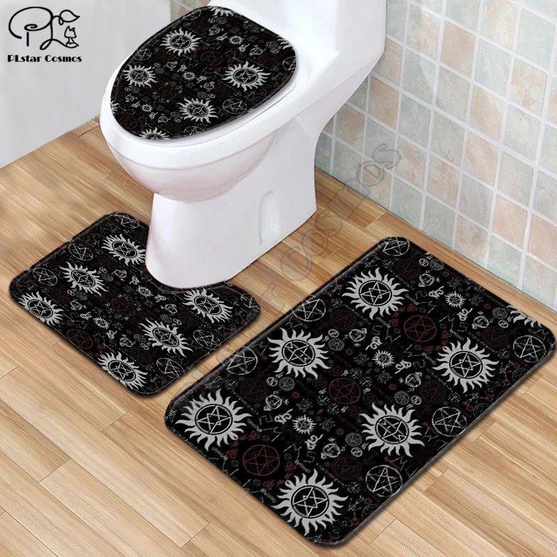 Cartoon funny Psychedelic pattern 3D printed Bathroom Pedestal Rug Lid Toilet Cover Bath Mat Set drop shipping style-3
Cartoon funny Psychedelic pattern 3D printed Bathroom Pedestal Rug Lid Toilet Cover Bath Mat Set drop shipping style-3