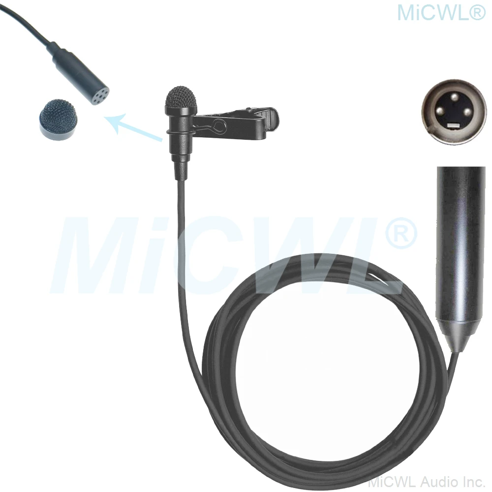Микрофон XLR ME2 с прищепкой 48 В 5 м фантомным питанием | Электроника