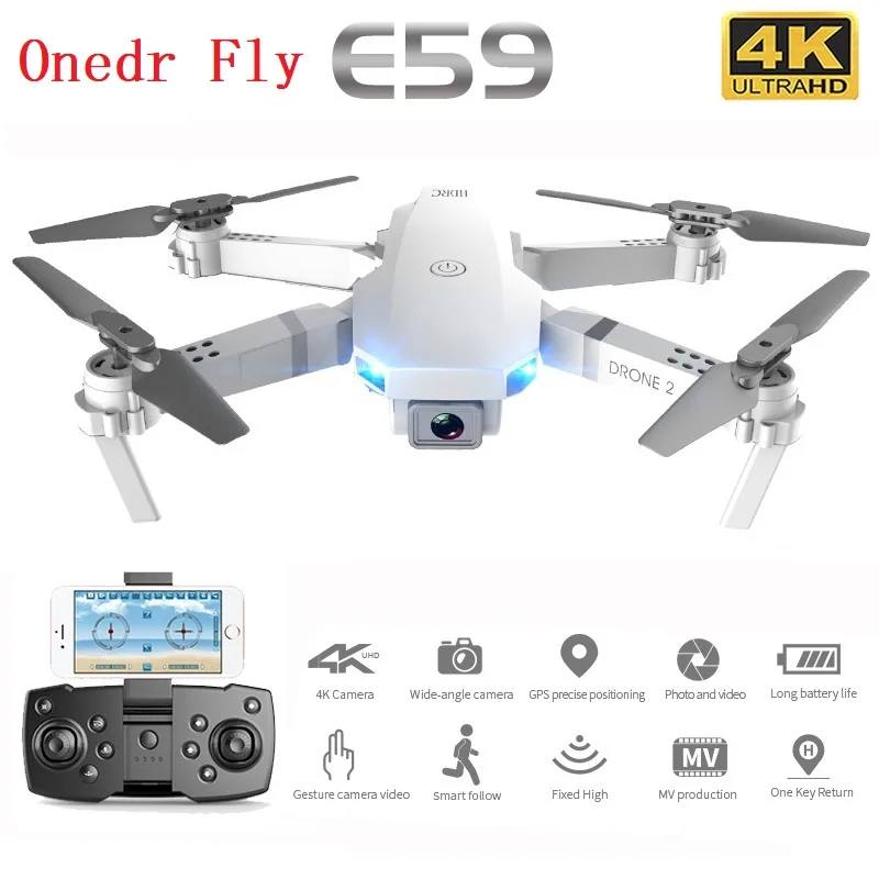 E59 Mini Drone 4K HD Camera Professional Aerial Photography Helicopter 360 Degree WIFI Real Time Transmission Quadcopter
E59 Mini Drone 4K HD Camera Professional Aerial Photography Helicopter 360 Degree WIFI Real Time Transmission Quadcopter