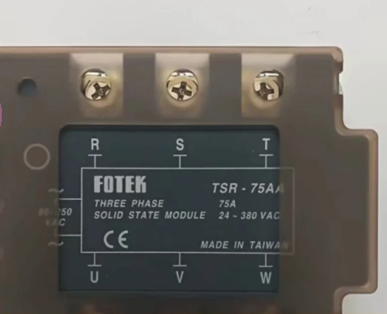Taiwan new original FOTEK three-phase solid state relay TSR-75AA
Taiwan new original FOTEK three-phase solid state relay TSR-75AA