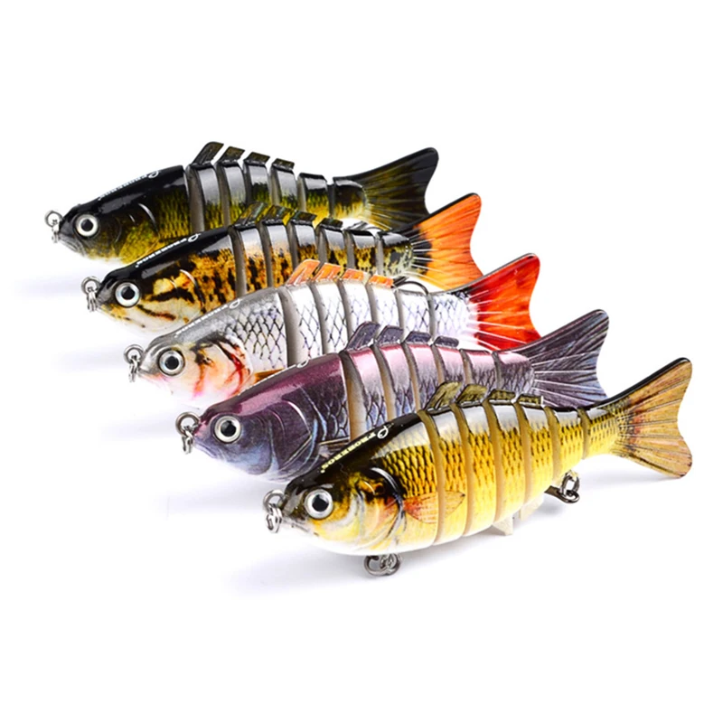 

Fishing Lure Multi Jointed Sinking Wobblers Pike Lure Bait Swimbait Lifelike Hard Baits 7-Segment Fishing Tackle for Bass Isca