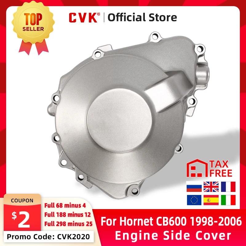 

CVK Engine Cover Motor Stator CrankCase Side Cover Shell For Honda Hornet 600 CB600 1998 1999 2000 2001 2002 2003 2004 2005 2006