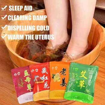 30pcs/bag 8g Chinese Medicine Foot Bath Powder Health Care Wormwood Ginger Motherwort Saffron Herb Feet Washing Powder 
30pcs/bag 8g Chinese Medicine Foot Bath Powder Health Care Wormwood Ginger Motherwort Saffron Herb Feet Washing Powder