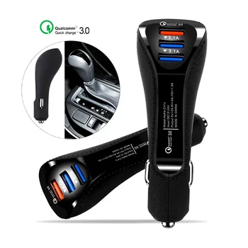Quick Charge QC 3.0 Dual Car Charger Adapter Auto Mobile Phone Charger for Xiaomi Samsung iPhone X 8 7 5 6 Fast Phone Charger 4
Quick Charge QC 3.0 Dual Car Charger Adapter Auto Mobile Phone Charger for Xiaomi Samsung iPhone X 8 7 5 6 Fast Phone Charger 4