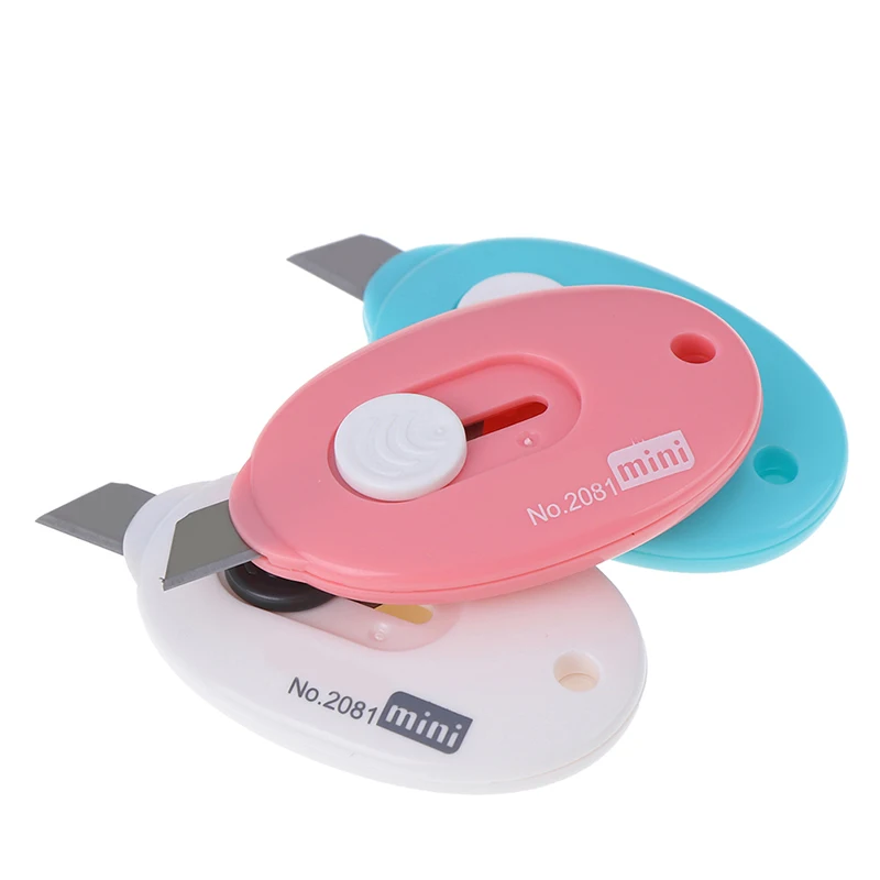 1pcs Alloy steel Retractable Razor Blade Kawaii Mini Knife Box Cutter Korean Stationery Kids Gift Office School Supplies
1pcs Alloy steel Retractable Razor Blade Kawaii Mini Knife Box Cutter Korean Stationery Kids Gift Office School Supplies