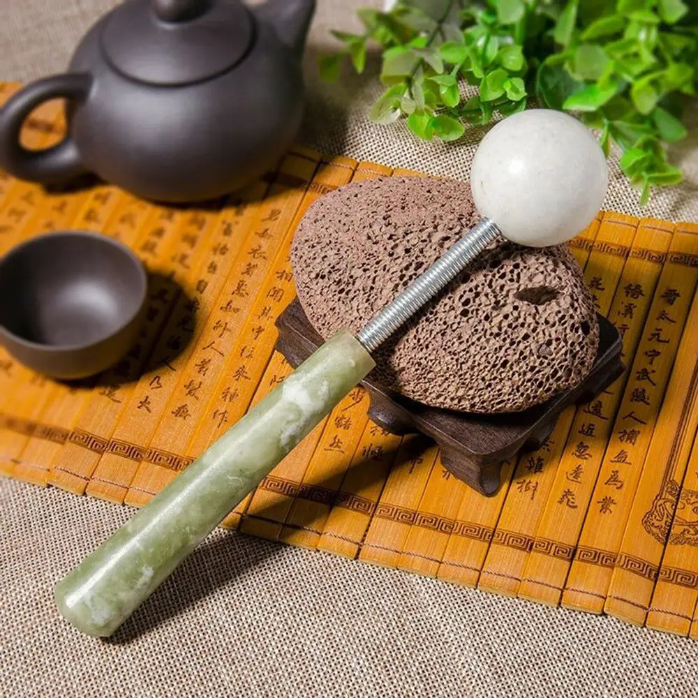 Round Ball Jade Roller Natural Jade Massage Roller Facial Real Stone Beauty Massager Face Lift Tool Face Thin Skin Care Tools
Round Ball Jade Roller Natural Jade Massage Roller Facial Real Stone Beauty Massager Face Lift Tool Face Thin Skin Care Tools