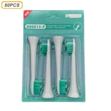 80 шт HX6014p Зубная щётка сенными головками насадки для зубной щетки