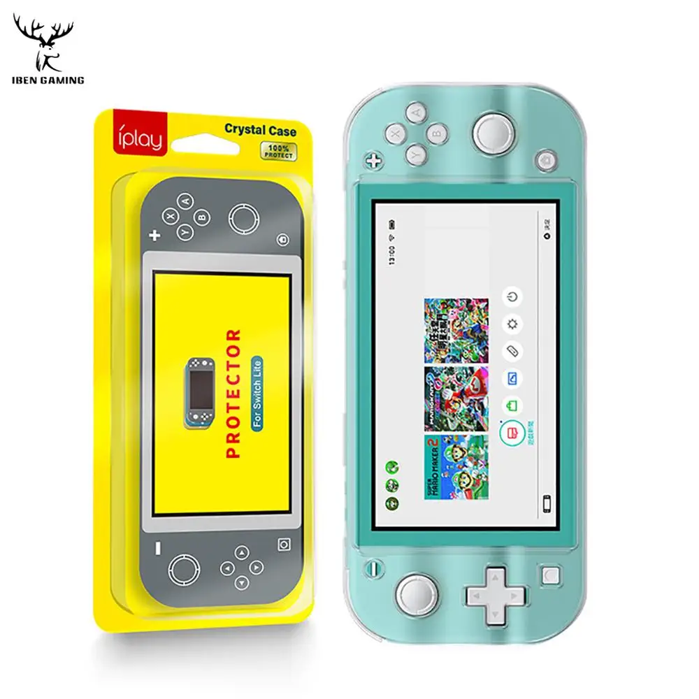 iBen Crystal Transparent Case Protecive Cover Environmentally Friendly PC Skin Fit for Nintend Switch Lite Bracket Function
iBen Crystal Transparent Case Protecive Cover Environmentally Friendly PC Skin Fit for Nintend Switch Lite Bracket Function