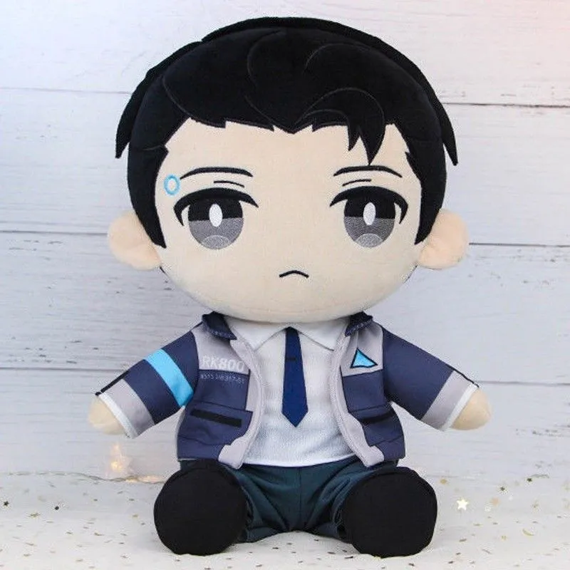In Stock Detroit Become Human RK800 Connor Plush Toy Anime Stuffed Pillow Doll Cosplay Prop Gift New