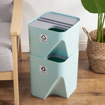 Stackable Kitchen Trash Can Plastic Kitchen Bedroom Living Room Sorting Garbage Bin Desktop Trash Can Household Cleaning Tools
Stackable Kitchen Trash Can Plastic Kitchen Bedroom Living Room Sorting Garbage Bin Desktop Trash Can Household Cleaning Tools