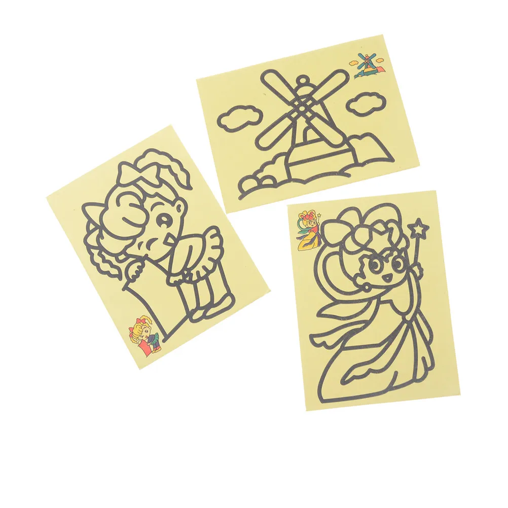 5 шт. Песочная Живопись карты Рисование песком детская раскраска DIY Поделки Обучающие Рисование песком ручной работы Цветной мультфильм игрушки для рисования
5 шт. Песочная Живопись карты Рисование песком детская раскраска DIY Поделки Обучающие Рисование песком ручной работы Цветной мультфильм игрушки для рисования