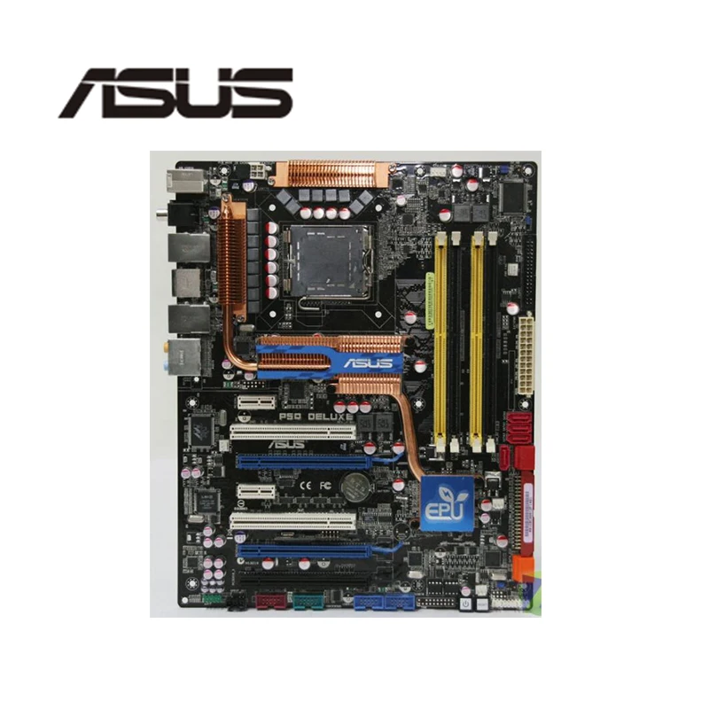 For Asus P5Q Deluxe Desktop Motherboard P45 Socket LGA 775 Q8200 Q8300 DDR2 Original Used Mainboard On Sale
For Asus P5Q Deluxe Desktop Motherboard P45 Socket LGA 775 Q8200 Q8300 DDR2 Original Used Mainboard On Sale