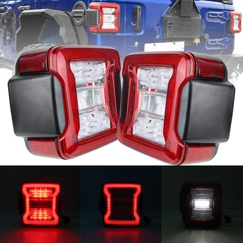 2pcs New USA Euro version LED tail lamp For Jeep Wrangler JL 2018 2019 Car Tail Smoked Series Rear Lamp Brake Reverse Lights
2pcs New USA Euro version LED tail lamp For Jeep Wrangler JL 2018 2019 Car Tail Smoked Series Rear Lamp Brake Reverse Lights