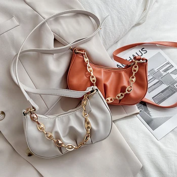 Jin Mantang Small PU Leather Cloud Bag For Women 2020 Chain Shoulder Messenger Crossbody Bags Lady Simple Travel Handbags ladies
Jin Mantang Small PU Leather Cloud Bag For Women 2020 Chain Shoulder Messenger Crossbody Bags Lady Simple Travel Handbags ladies
