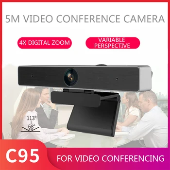 C95 Webcam full HD 1080p Autofocus 5M HD Video Conference Camera Meeting Teaching Training Web camera With Mic For Laptop PC
C95 Webcam full HD 1080p Autofocus 5M HD Video Conference Camera Meeting Teaching Training Web camera With Mic For Laptop PC