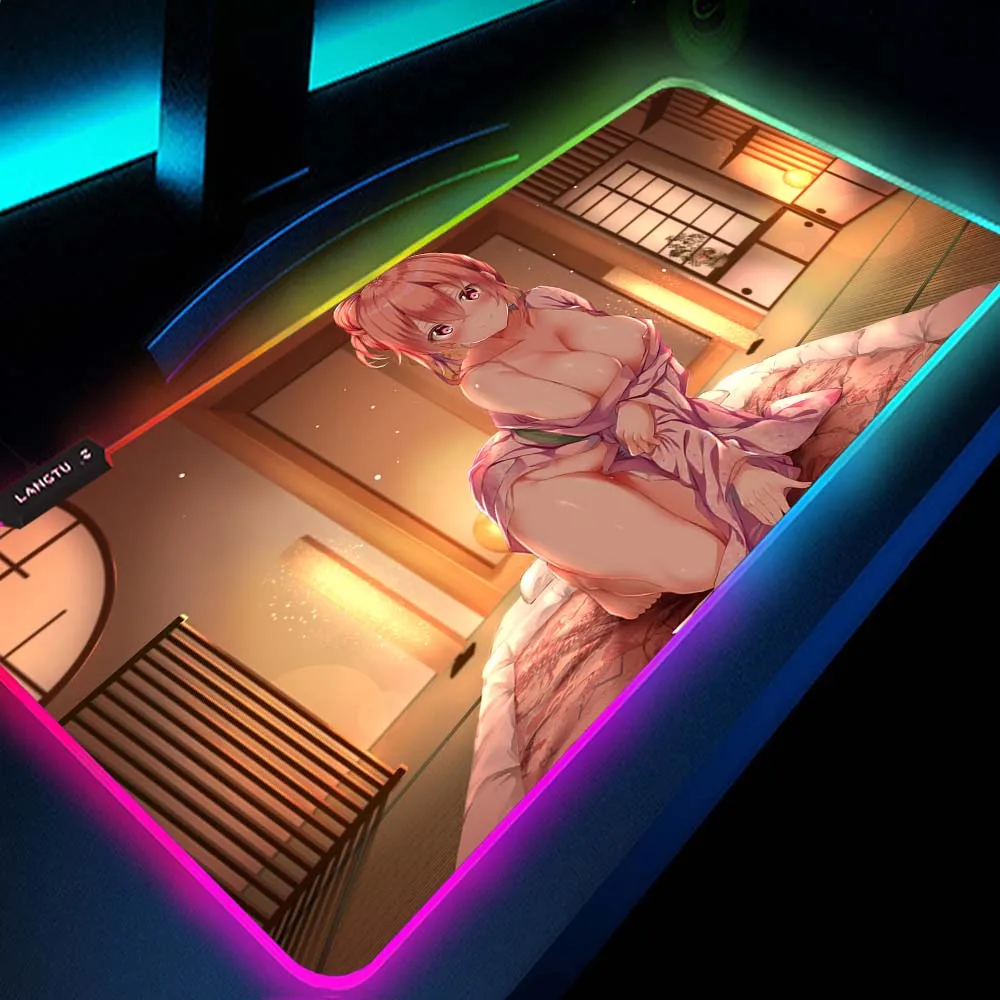 Коврик для мыши со светодиодным Rgb-подсветкой соблазнительный сексуальный