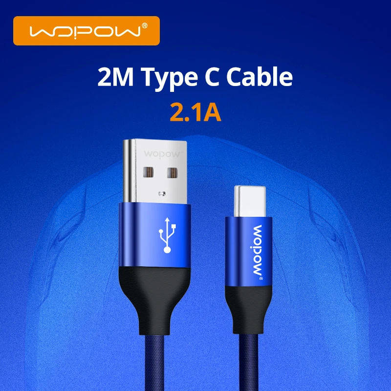 WOPOW USB Type C Cable LT30 Fast Charging USB C Cable Mobile Phone Accessories for Huawei P30 Samsung S8/9 Xiaomi USB-C Charger
WOPOW USB Type C Cable LT30 Fast Charging USB C Cable Mobile Phone Accessories for Huawei P30 Samsung S8/9 Xiaomi USB-C Charger