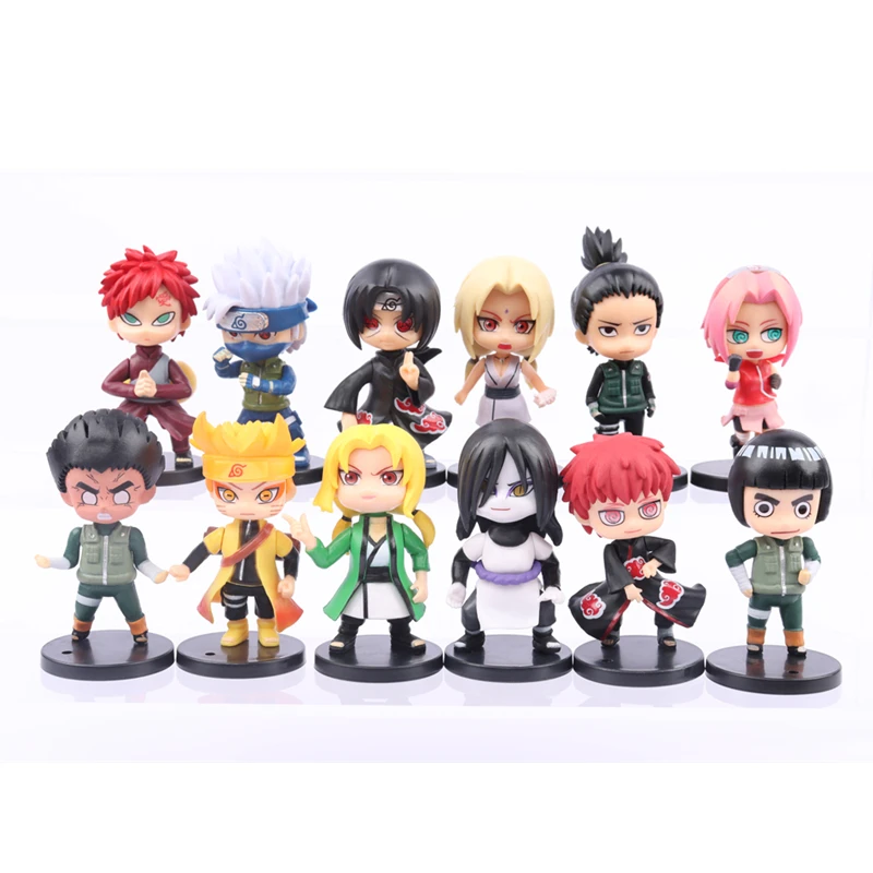 6-12Pcs/Set 7-8CM Naruto Figures Anime Model Naruto Haruno Sakura Uzumaki Sasuke Kakashi Q Version PVC Cute Doll Kids Gifts
6-12Pcs/Set 7-8CM Naruto Figures Anime Model Naruto Haruno Sakura Uzumaki Sasuke Kakashi Q Version PVC Cute Doll Kids Gifts