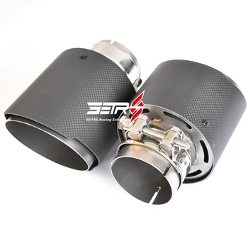 1PC OD 76 mm 3.0 inch Car Exhaust System Matte Carbon Muffler Tip Tail End Stainless steel Straight Flange Sandblasting For BMW
1PC OD 76 mm 3.0 inch Car Exhaust System Matte Carbon Muffler Tip Tail End Stainless steel Straight Flange Sandblasting For BMW