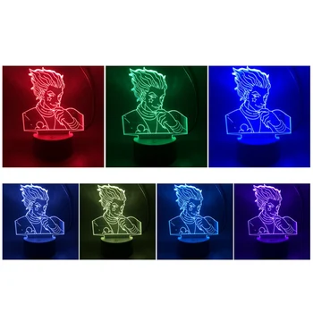 Flashing 3D LED Colorful Touch Table Nightlight Desk Lamp Hunter X Hunter Cartoon Model Hisoka Anime Figure Toys For Baby Gift
Flashing 3D LED Colorful Touch Table Nightlight Desk Lamp Hunter X Hunter Cartoon Model Hisoka Anime Figure Toys For Baby Gift