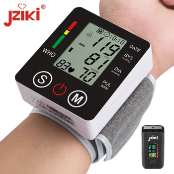 JZIKI Wrist Blood Pressure Monitor English or Russian Voice Sphygmomanometer Portable Wrist Blood Presure Meter With an Oximeter
JZIKI Wrist Blood Pressure Monitor English or Russian Voice Sphygmomanometer Portable Wrist Blood Presure Meter With an Oximeter