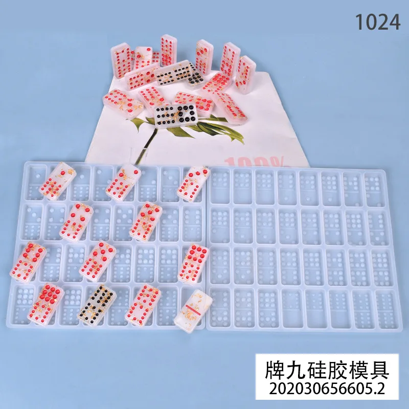 DIY Crystal Epoxy Mold Domino's Homemade Personality Creation A Pair of Pai Gow Brand Silicone Molds
DIY Crystal Epoxy Mold Domino's Homemade Personality Creation A Pair of Pai Gow Brand Silicone Molds