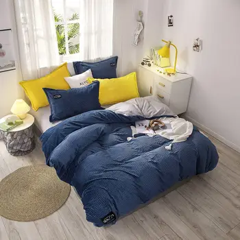 YanTing Bedding Sets Quilt Cover Corduroy AB Version Double-sided Duvet Cover And Two Pillowcases Twin Full Queen King size
YanTing Bedding Sets Quilt Cover Corduroy AB Version Double-sided Duvet Cover And Two Pillowcases Twin Full Queen King size