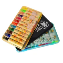 Mais novo 12 cores dicas aquarela escova marcador caneta conjunto com ponta para colorir livros desenho destaque(China)