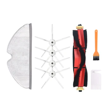 4 Side Brush + 1 Roller Brush + 1 Mop Cloths Pad for Xiaomi S6 S5 E35 E2 Robot Vacuum Cleaner Replacement Parts Accessories 
4 Side Brush + 1 Roller Brush + 1 Mop Cloths Pad for Xiaomi S6 S5 E35 E2 Robot Vacuum Cleaner Replacement Parts Accessories