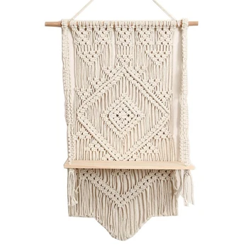 Macrame Hanging Planter Basket Wall Handmade Plant Hanger Pot Tassel Wooden Shelf Tapestry Apartment Dorm Room Decor
Macrame Hanging Planter Basket Wall Handmade Plant Hanger Pot Tassel Wooden Shelf Tapestry Apartment Dorm Room Decor