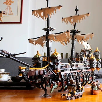 Pirate Caribbean Ship Silent Mary One Piece Sunny Black Pearl Compatible with 71042 Building Blocks Toys For Children Gifts
Pirate Caribbean Ship Silent Mary One Piece Sunny Black Pearl Compatible with 71042 Building Blocks Toys For Children Gifts