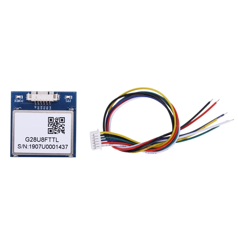 Модуль GPS G28U8F TTL с антенной 1-10 Гц модулем управления полетом Flash для беспилотника