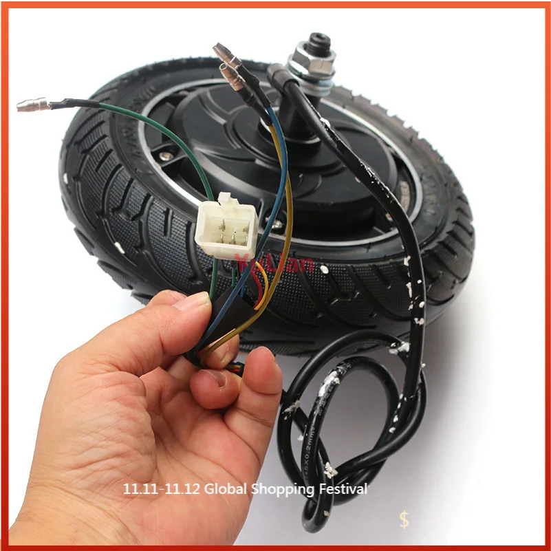 

24V 36V 48V 350W Electric Scooter motor Hub Wheel MOTOR Brushless Toothless Scooter Motor for 8inch electrice scooter Wheel
