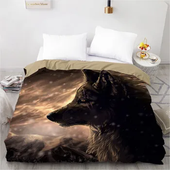 3D Design Wolf Pattern Duvet Cover Quilt Covers Comforter Blanket Case Bedding Set King Queen Full Twin Home Textile
3D Design Wolf Pattern Duvet Cover Quilt Covers Comforter Blanket Case Bedding Set King Queen Full Twin Home Textile