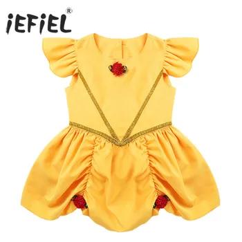 Baby Girl Dresses Cute Flower Flutter Sleeves Dress Spring Fashion 3D Rosettes Button Closure Back Birthday Party Princess Dress
Baby Girl Dresses Cute Flower Flutter Sleeves Dress Spring Fashion 3D Rosettes Button Closure Back Birthday Party Princess Dress