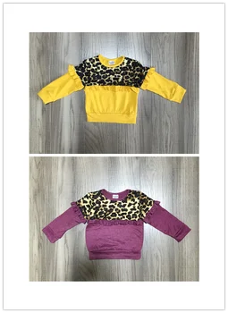 baby girls clothes girls winter top cotton raglans yellow/purple shirt with leopard print girls boutique top wholesale
baby girls clothes girls winter top cotton raglans yellow/purple shirt with leopard print girls boutique top wholesale