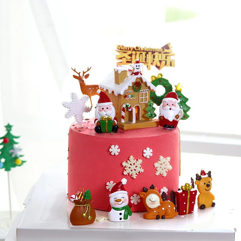 2020 New Christmas Cake Ornament Insert Card Plug-in Old Man Gift Shoes Sleigh Snowflake Baking Decoration Deer Christmas Gift
2020 New Christmas Cake Ornament Insert Card Plug-in Old Man Gift Shoes Sleigh Snowflake Baking Decoration Deer Christmas Gift