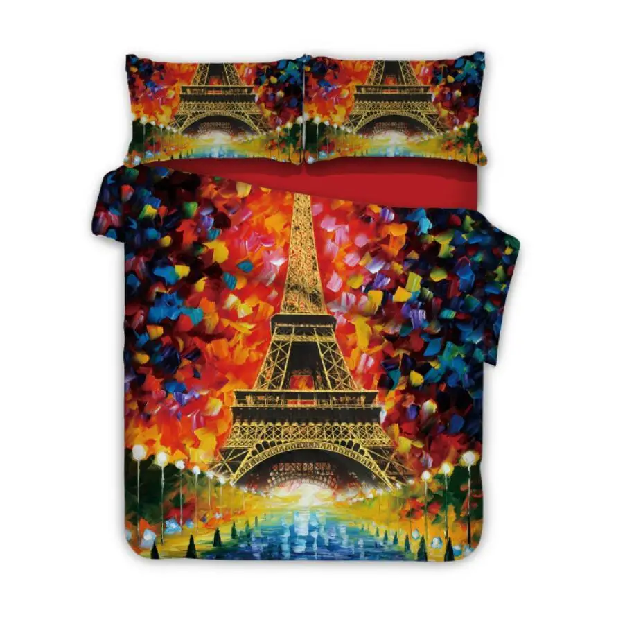 Tower Printed Bedding Sets Duvet Cover Set 2/3pcs Bed Set Queen King Quilt Cover Bed linen (No Sheet No Filling)
Tower Printed Bedding Sets Duvet Cover Set 2/3pcs Bed Set Queen King Quilt Cover Bed linen (No Sheet No Filling)