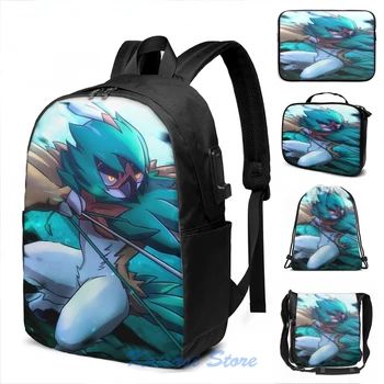 Decidueye Pokemon Sol y Luna Decidueye Pokemon Sun and Moon USB Charge Backpack Cosmetic bag Travel laptop bag
Decidueye Pokemon Sol y Luna Decidueye Pokemon Sun and Moon USB Charge Backpack Cosmetic bag Travel laptop bag