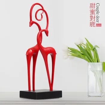 Creative Arts & Crafts Resin Decoration qing lv dui Deer Wedding Gift Gifts Living Room TV Cabinet Bedroom Decoration 
Creative Arts & Crafts Resin Decoration qing lv dui Deer Wedding Gift Gifts Living Room TV Cabinet Bedroom Decoration